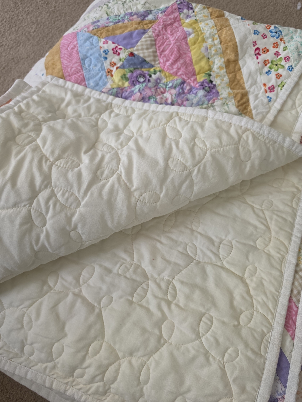 Handmade String Quilt - Picture 4 of 10